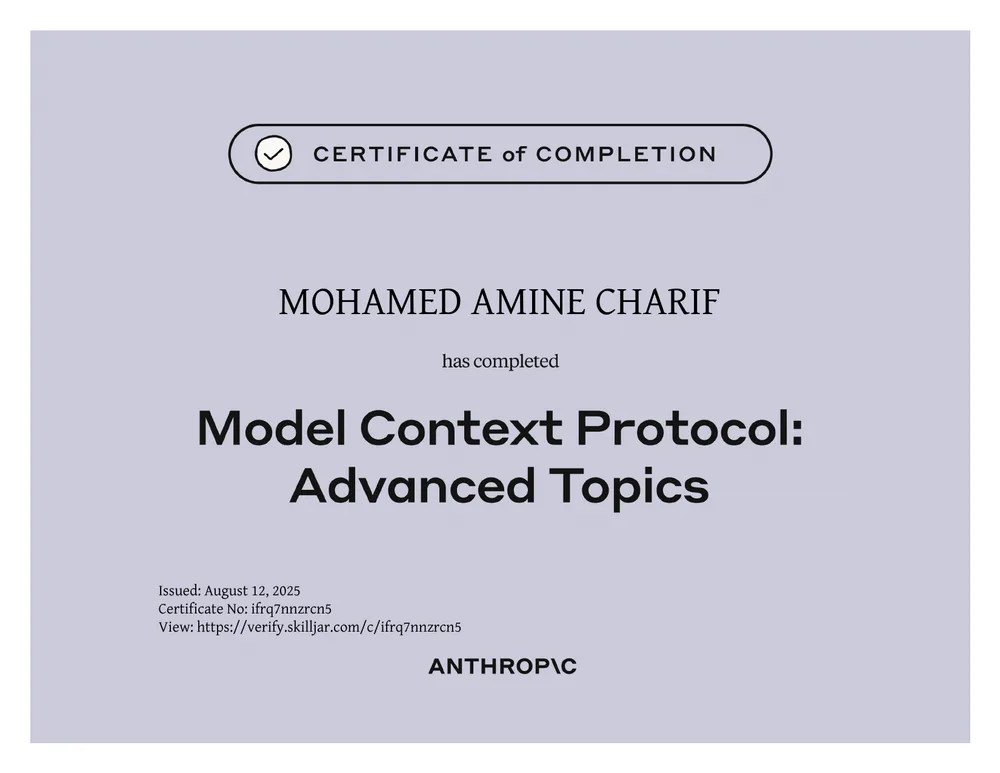 Model Context Protocol: Advanced Topics